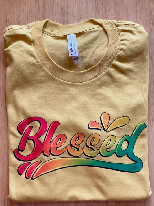 Blessed with African Colors - Short Sleeve T-Shirt