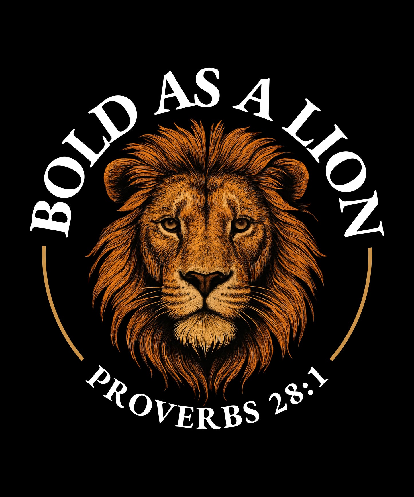 Bold As A Lion - Short Sleeve T-Shirt