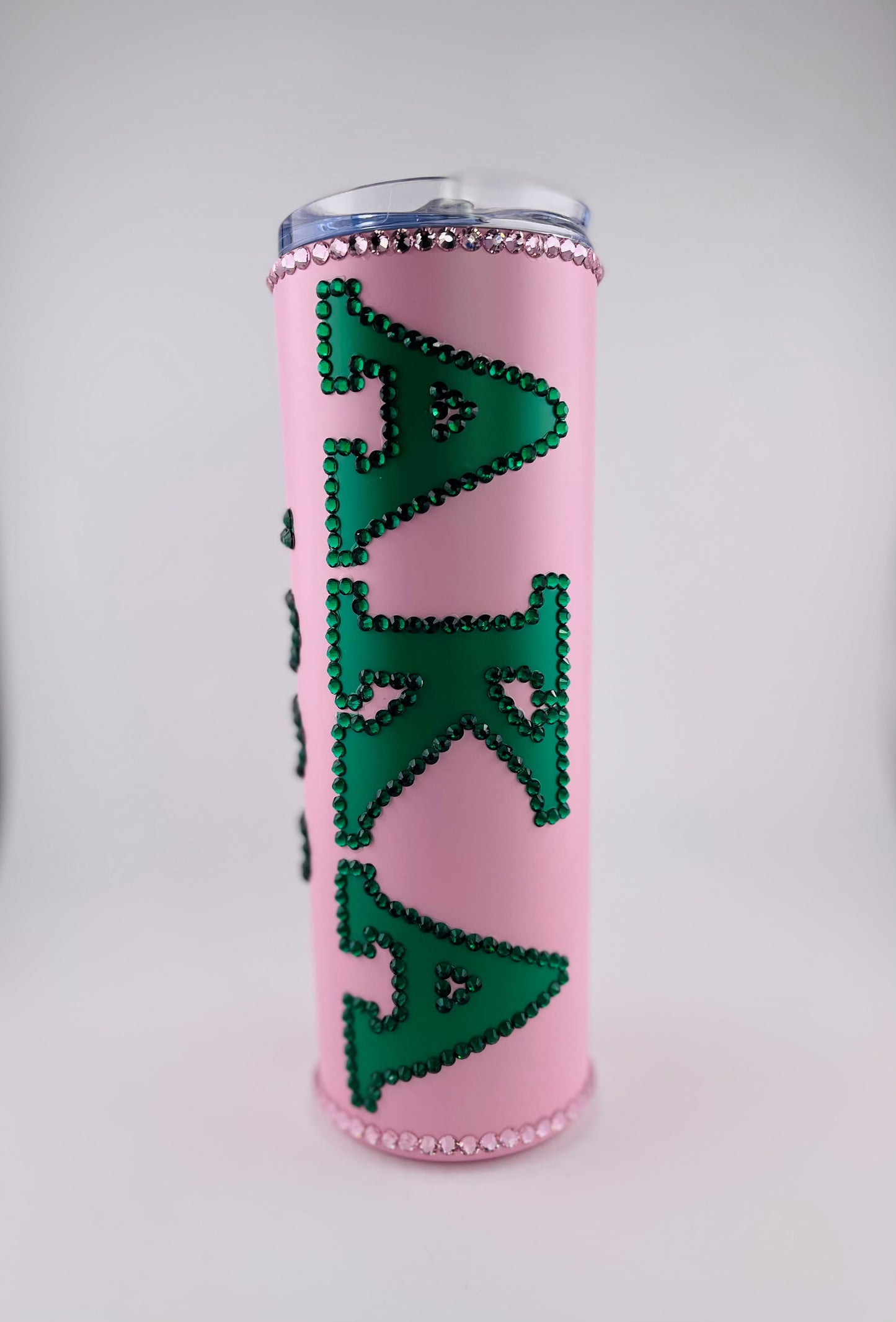 Rhinestone Tumbler - Alpha Kappa Alpha (AKA2)