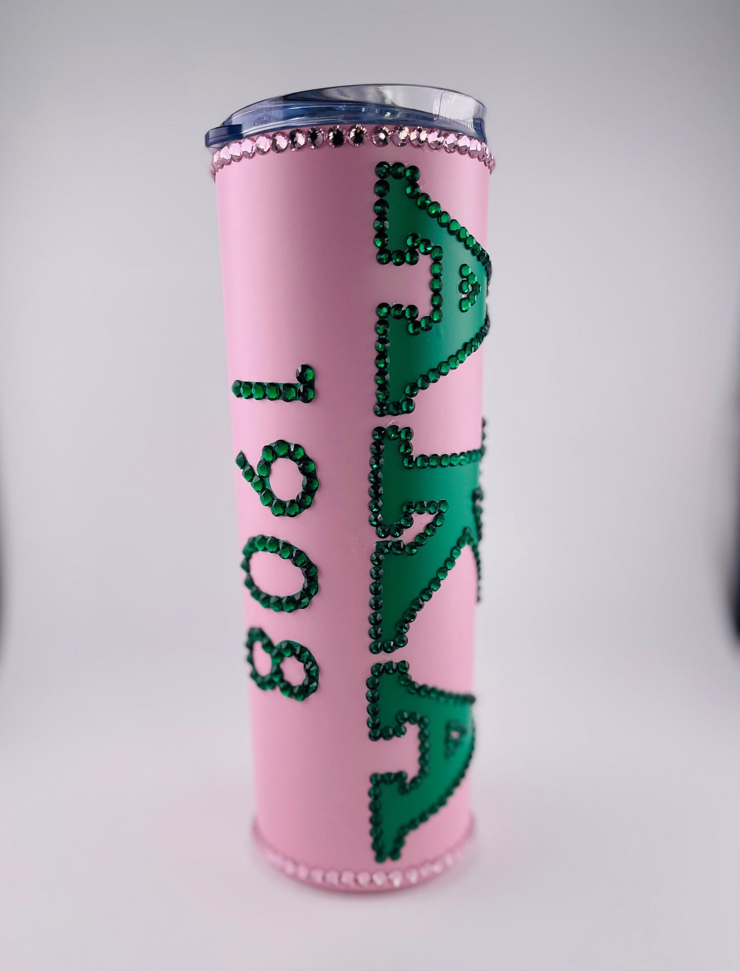 Rhinestone Tumbler - Alpha Kappa Alpha (AKA2)