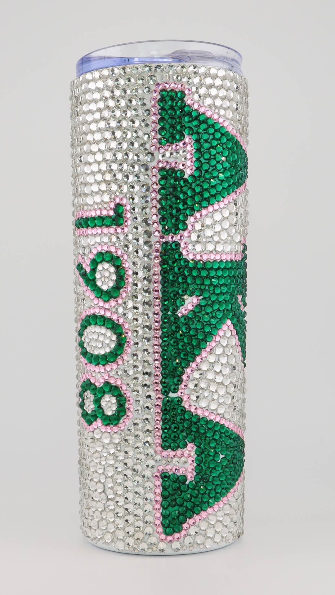 Rhinestone Tumbler - Alpha Kappa Alpha (AKA1)