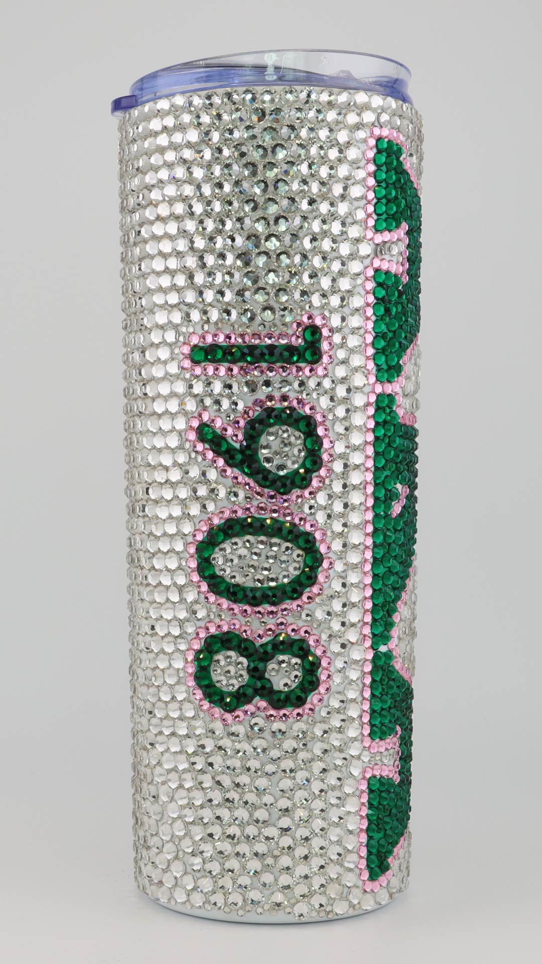 Rhinestone Tumbler - Alpha Kappa Alpha (AKA1)