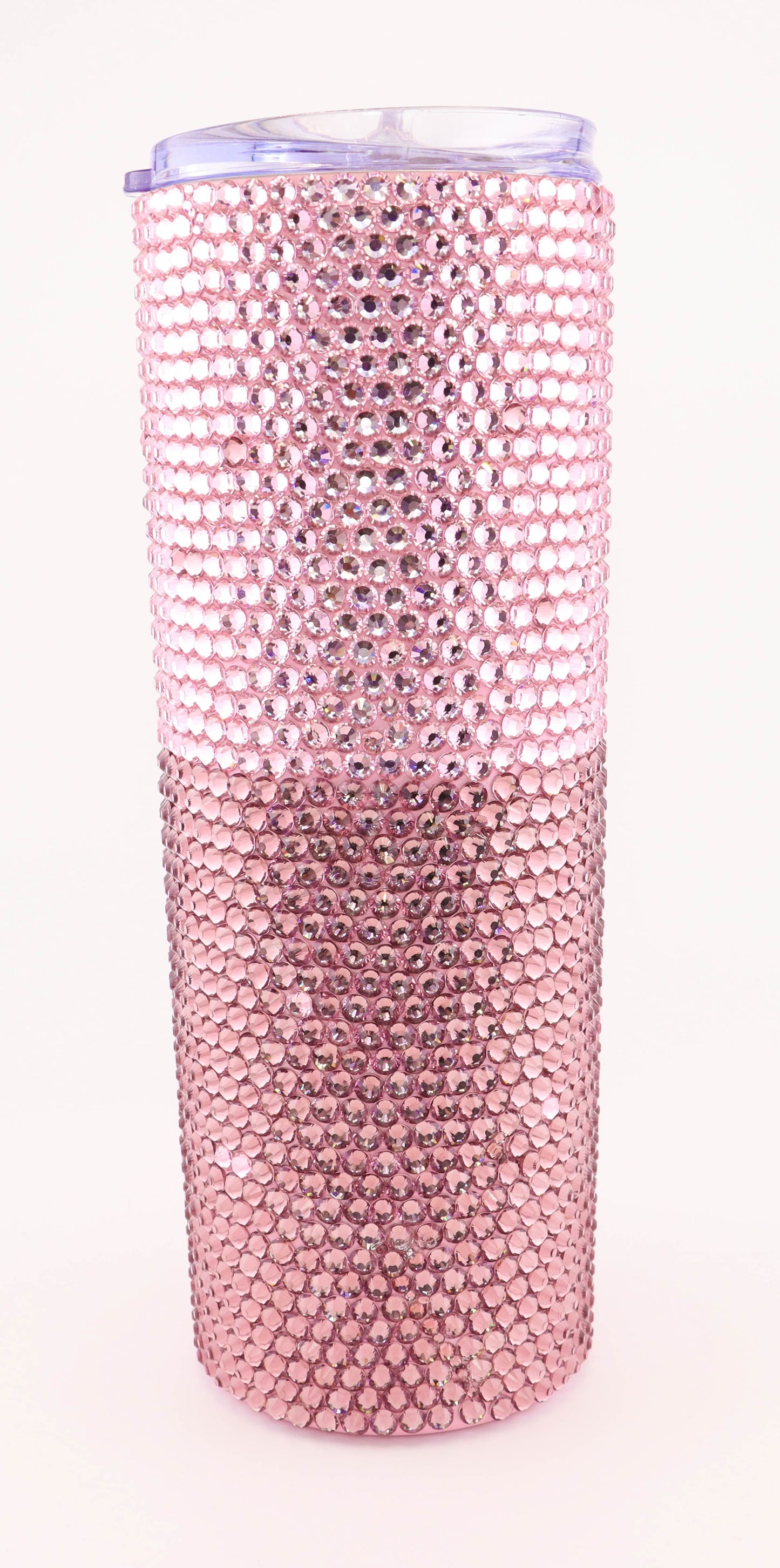 Rhinestone Tumbler - Amethyst & Light Pink (AMP1)